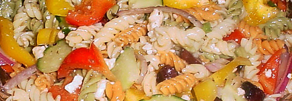 Mediterranean Greek Pasta Salad Featured Image
